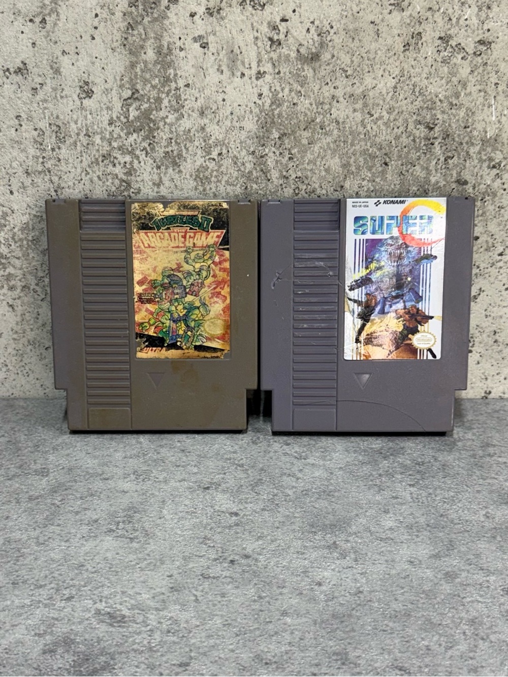 TMNT II Arcade Game + Super C Nintendo NES Lot Tested